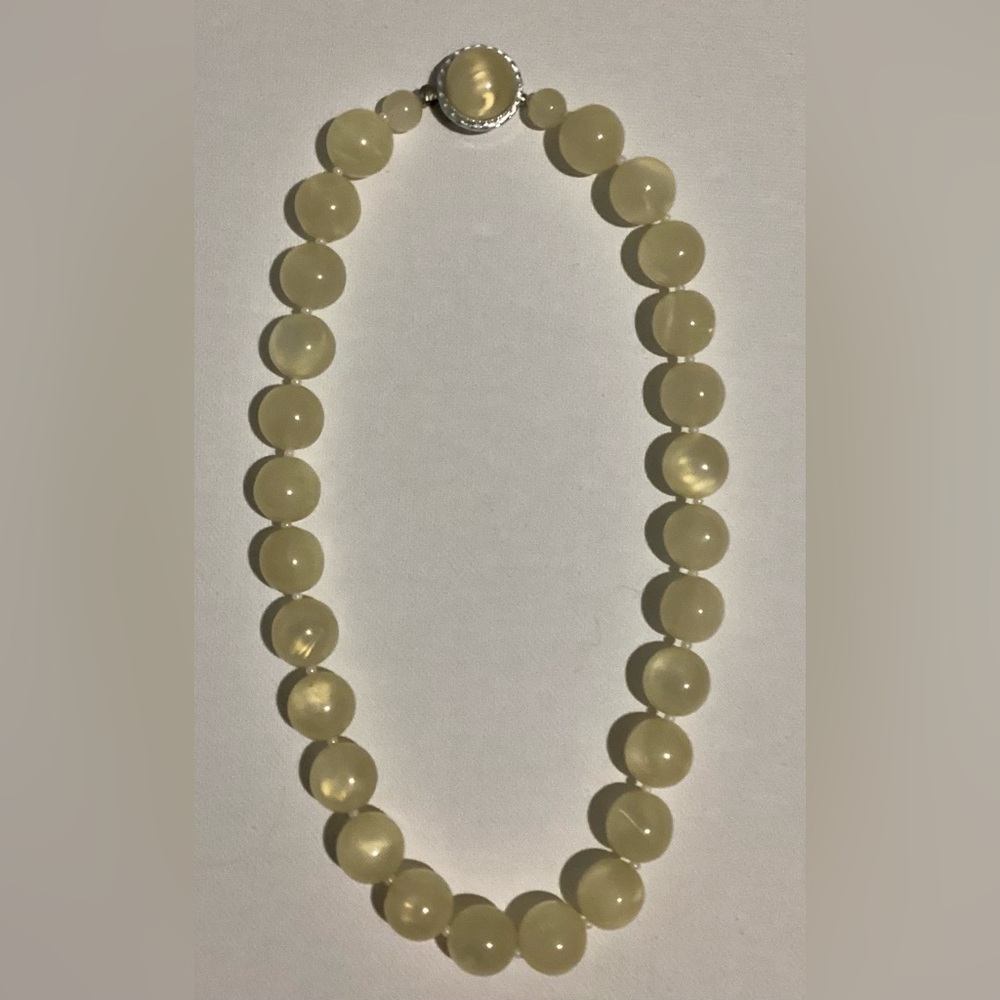 Beautiful Beaded necklace with unique Clasp